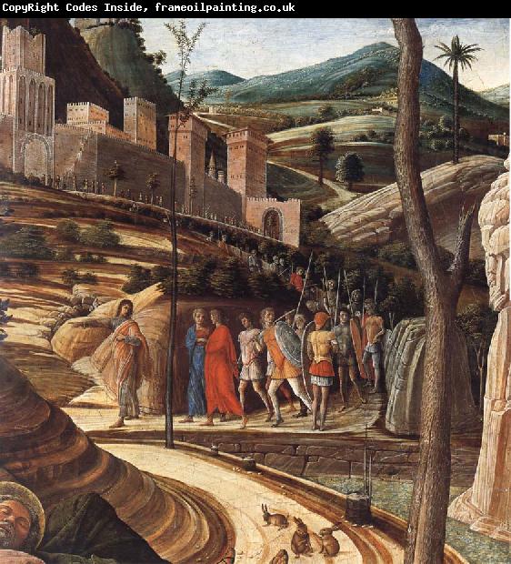 Andrea Mantegna Detail of The Agony in the Garden